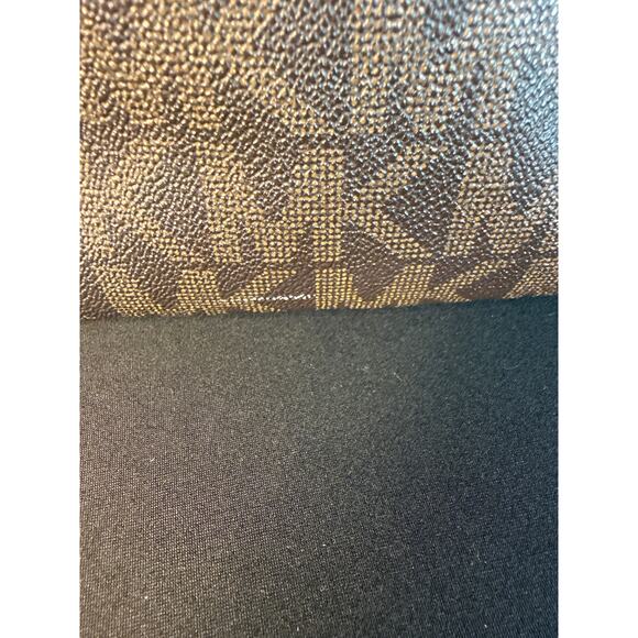 Vintage Michael Kors Brown and Cream Large Logo Tote/Handbag - Picture 5 of 10